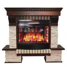 Каминокомплект InterFlame Exter/ Экстер Сланец c очагом Panoramic 26 LED (25-30)