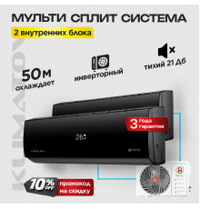 Мульти сплит-система на 2 комнаты Royal Clima 2TFM-17HN/OUT / RCI-AND09HN х2