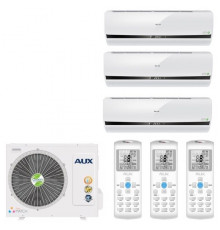 Мульти сплит система на 3 комнаты AUX AM3-H27/4DR2 +, AMWM-H12/4R1(v2) х3