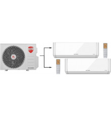 Мульти сплит - система на 2 комнаты Royal Thermo RTFMO-18HN8 / RTFMI-09HN8/white х2