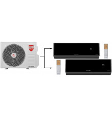 Мульти сплит - система на 2 комнаты Royal Thermo RTFMO-18HN8 / RTFMI-09HN8/black х2