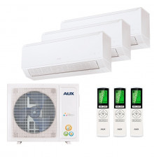 Мульти сплит система на 3 комнаты AUX AM3-H27/4DR2 +, AMWM-H09/4R2(BA) х3