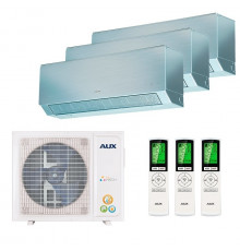 Мульти сплит система на 3 комнаты AUX AM3-H27/4DR2 +, AMWM-H09/4R2(CD) х3