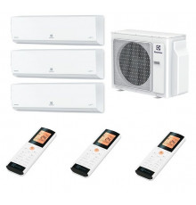 Мульти сплит-система на 3 комнаты Electrolux EACO/I-24 FMI-3 / EACS/I-07HP FMI/N8_ERP - 3 шт